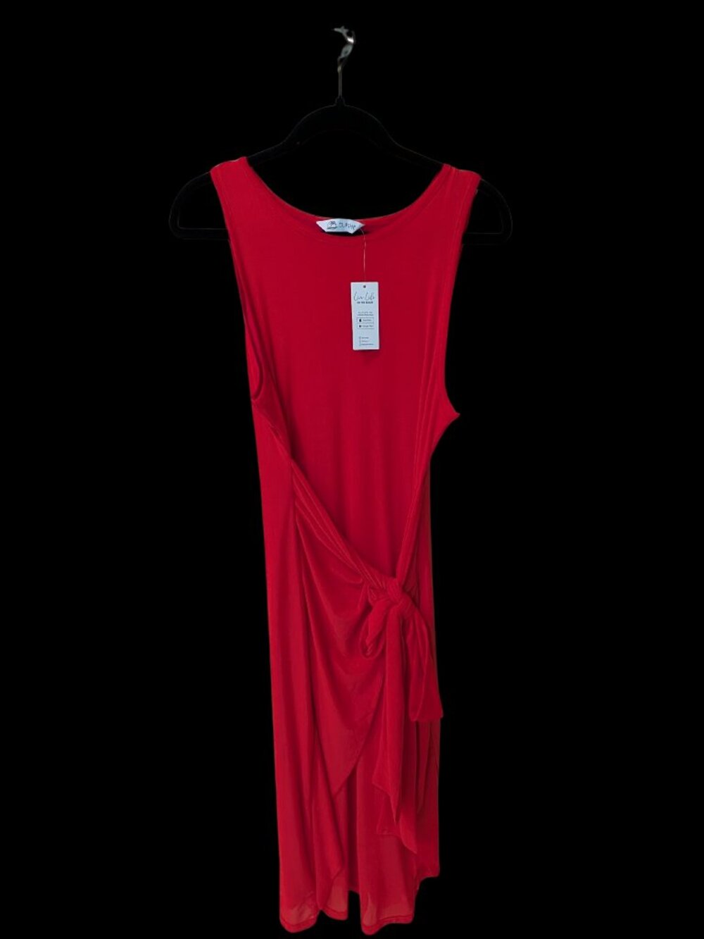 CUPSHE Red Maxi Dress XL Tie Waist NWT